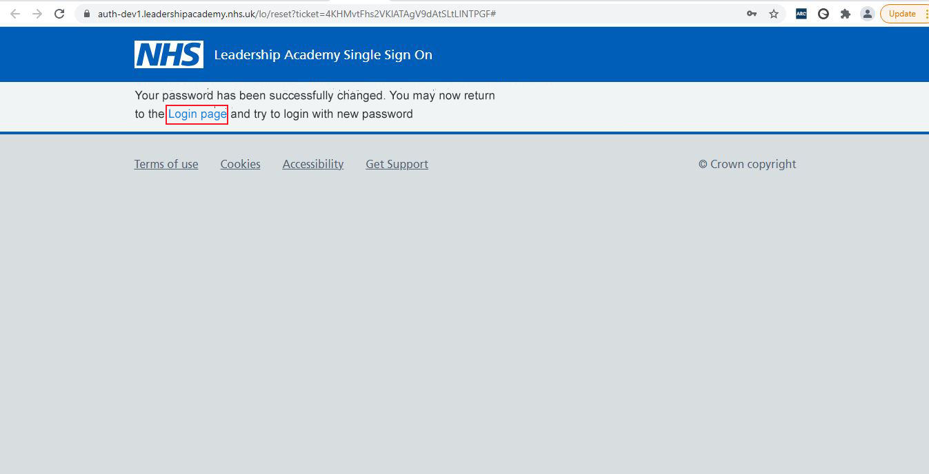 Figure 8 - Screenshot of the virtual campus login page.